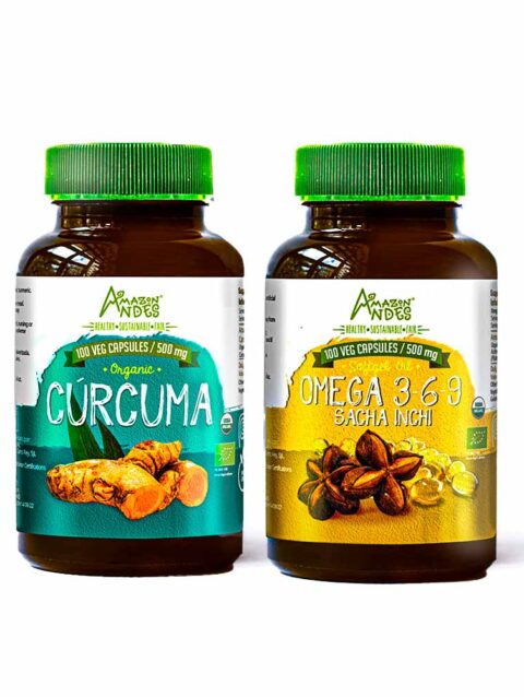 Sacha Inchi Oil and Turmeric Capsules